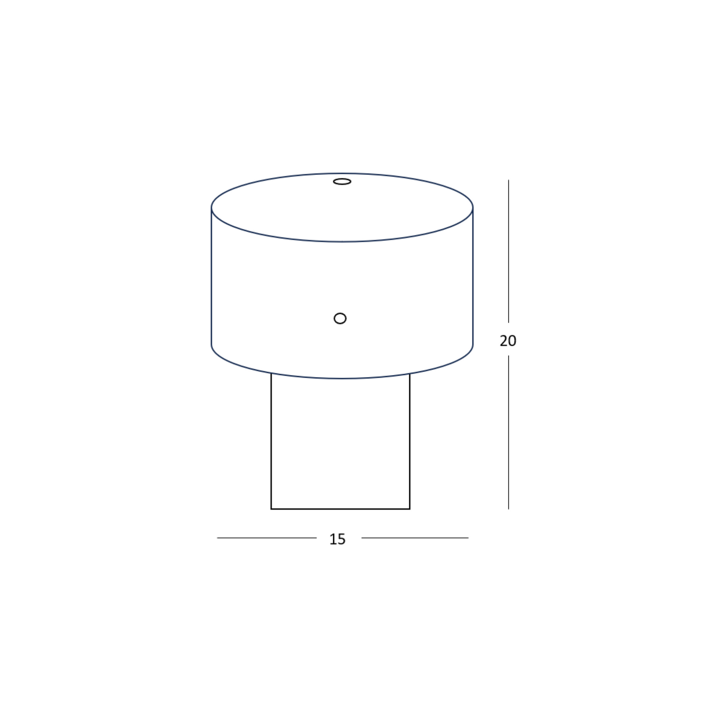 Lampe à poser PAULA 20 CHARTREUSE